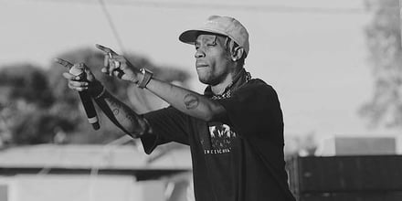 Travis Scott vergeten te registreren